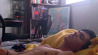 Big-Cocked Amateur Wankster Unleashes Huge Load