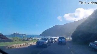 Nude Beach Walk Turns Wild - Amateur Blonde Latina MILF Bianca Naldy Gets Anal & Blowjob from Jhonny Hot1's Big Cock in Public