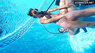 Polina Rucheyok Gets Fucked Hard In Her Mouth Underwater