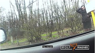 Stella Star And Wolf Wagner - Stella Gets Fucked Doggystyle In A Park & Swallows Hot Semen