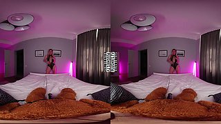 Model Cinty Teddy First Time Ordering Girl To His Home - PlushiesVR