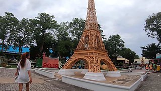 Thai girlfriend day out and sex at home