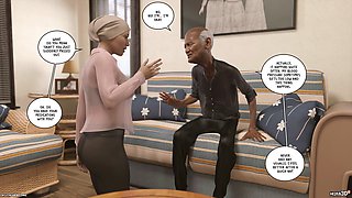 3d animation, dirty masseur, subscribe