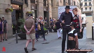 Brazilian slave humiliated in public