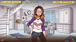 Gobbling the principal's vulva on the desk in a high school adventure