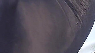 Footjob with Stocking Feet From Latina