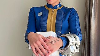 Fallout Vault Dweller Cosplay Blowjob