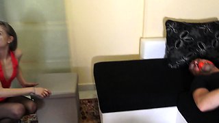 crushing his things and trample him