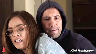 Sexy babe dominated and rough fucked