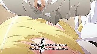 He holds her head down and thrusts deep into her throat, ejaculating into her mouth and cumming inside her.