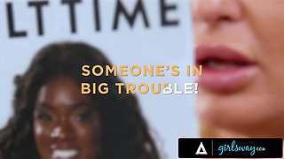 Girlsway - angry cougar disciplines stepbae Laney Grey for having porn magazines