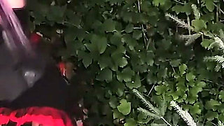 A Black Magic Satanic Ritual in the Forest at Night: a Witch Summons Satan to Fuck Her in the Ass.