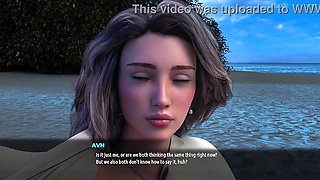 Breeze Of Passion 08 - Naturist Cougar Gets Fingerblasted On The Beach