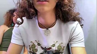 Teen brunette from get fuck on webcam