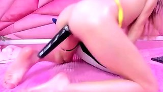 Crazy webcam pornstar Luna_miler play with vibrator and big