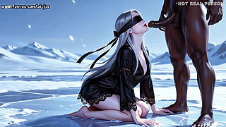 The Silver-haired Beauty Wore Black Eye Masks Do You Like It, Episode 2, Ai-generated