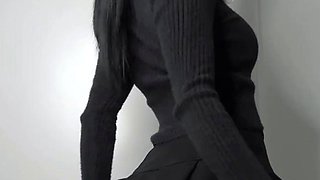 Amateur webcam babe dildo masturbation