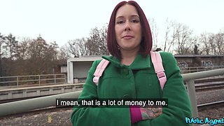 Public Agent - Creampie For UK Student 1 - Belle Ohara