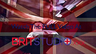 British Redhead Deep-Throats Anonymous Cock on Milking Table