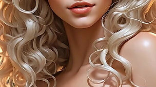 Lustrender Comic Style Nude Elf Girl Slideshow - Sexy Ai Fantasy Elf Pussy & Tits