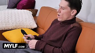 Mylf - hot blonda milf gets her Wet Pussy jammed with meaty throbbing knob on thanksgiving