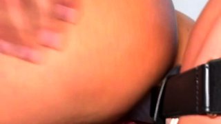 Blonde and brunette lesbians toying cunt