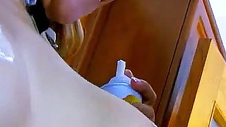 Stepfather fucks his step daughter Giselle Becker in the ass in the kitchen - She really just wanted to bake
