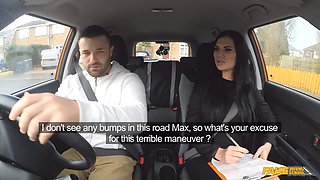Jasmine Jae & Max Deeds in a Public Driving School with a MILF twist