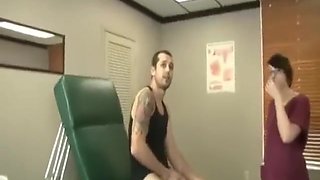 Teen 18+ Nurse Jacks Off A Huge Dick