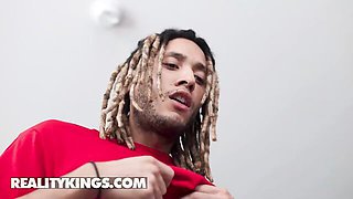 RK Prime featuring Derek Savage and Ivy Ireland's cum on ass porn