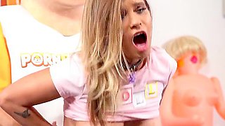 Jesse Pony Dominates Porn Men Casting With Her Second Anal Opening