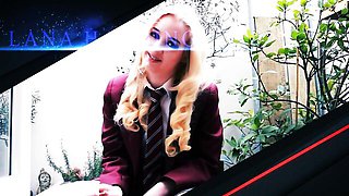 British Teens featuring floozy's school uniform (18+) scene
