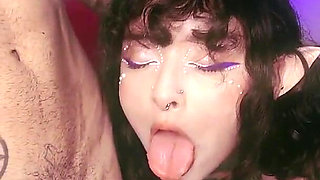 The Macabreink Demon Fucks a Sexy Elf and Squirts on Her Face.