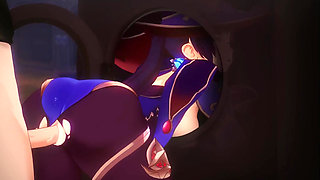 Mona Is Stuck! Time to Fuck Her