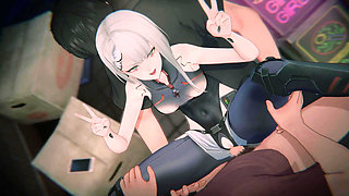 Lucy Cyberware Overload: Bound Netrunner & POV Sandwich DP