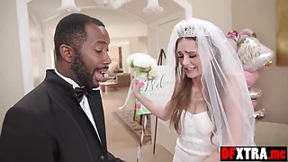 Aften Opal And Jovan Jordan - Petite Bride Orgy Humped Before Wedding