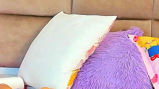 Latian with Natural Tits Wants to Fuck with a Fan on a Live Show