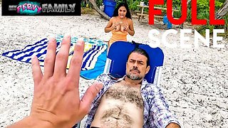 Woah My HOT AF Stacked Stepsis Just Fucked Me At The Beach, LOAD BLOWN - Serena Santos - MyPervyFamily