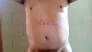 Saline ball latino scrotum 4