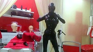 Kylies Latex Webcam Show BDSM Fun im Studio