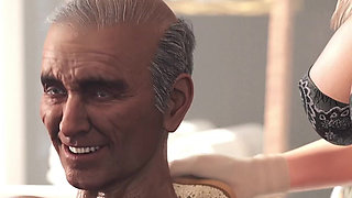 Awam Sophia and Amber - Arousing Moments While Caring for the Elderly - Part 2