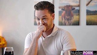 Np thanksgiving: were appreciative for step-mom breasts & moist pussies