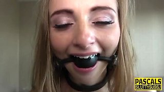 Teen Submissive Lady Bug Gets Her Asshole Pounded Hard in Rough BDSM Scene