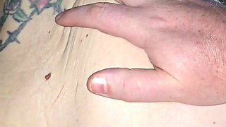 Daddy rubbing his cock on my pussy