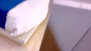 Hindi audio - sexy step sister get caught by horny step brother while changing clothes in bedroom and fucked in role play bdsm