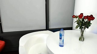 Chubby Brunette Big Boobs Dildo Masturbation