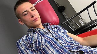 Hot Czech Twink Gets Oiled Up Handjob and Cumshot