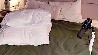 Tranny amateur solo big tits masturbates in high def