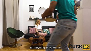 Cuck4k. preggie czech blonde wants her spouse to witness her fucking a stranger