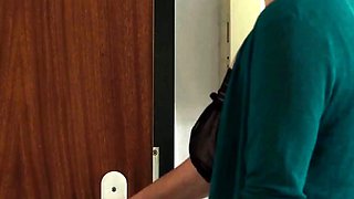 Outdoor anal solo and masturbating blonde